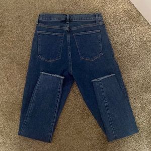 NWOT button fly Abercrombie curve love the super skinny ankle